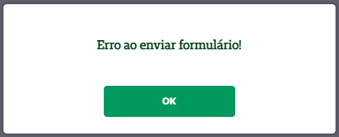 Error message
