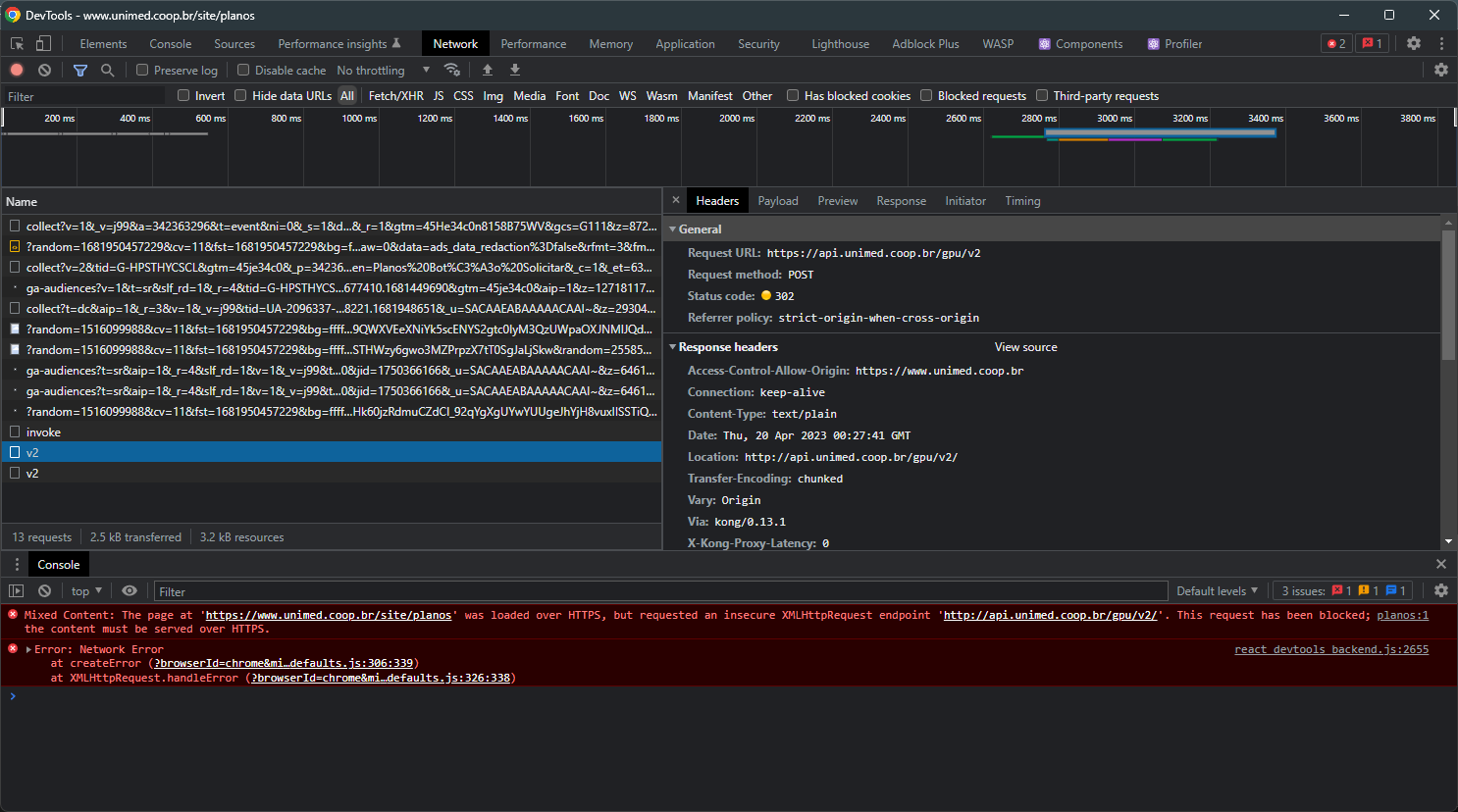 Errors all over